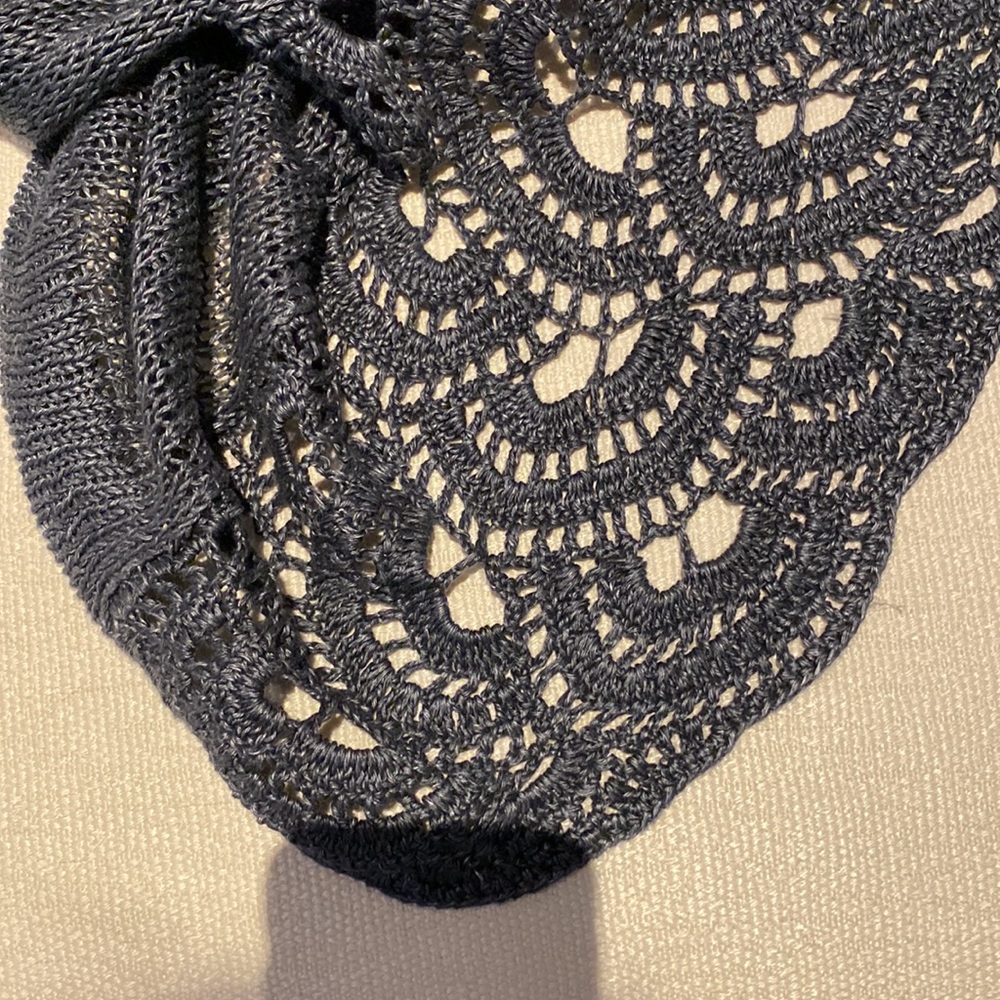 Blue Linen Sweater - Picture 3 of 13